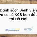 Danh sách Bệnh Viện nhận KCB ban đầu BHYT năm 2020